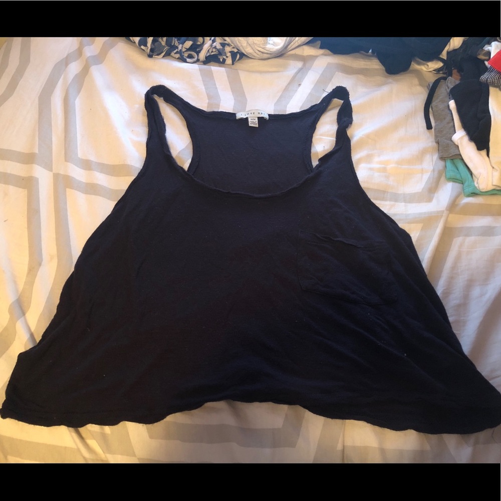 Navy tank top